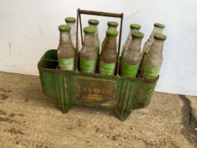 Oil Bottles in Crate