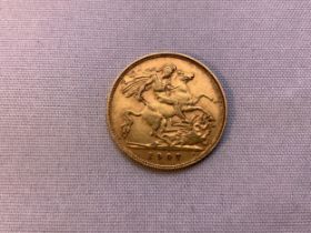 1907 Gold Half Sovereign