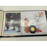 Gold Proof Half Sovereign Coin Cover - Remembrance Day