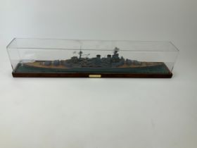 Cased Model - HMS Hood