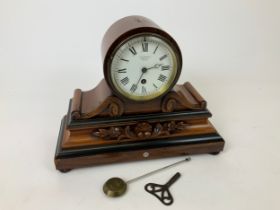 Mahogany Mantel Clock