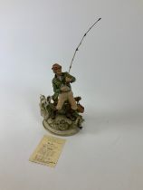 Capodimonte Figure - The Fisherman