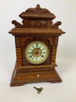Oak American Mantel Clock