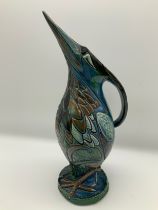 Barnstaple Art Pottery - C H Brannam Bitten Jug - 1903 - 27cm High