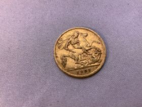 1907 Gold Half Sovereign