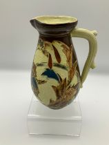 Barnstaple Art Pottery - Brannam Fish Jug - Probably James Dewdney 1893 - 16cm High