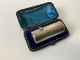 Victorian Silver Scent/Perfume Bottle in Original Case - Hallmarked 925