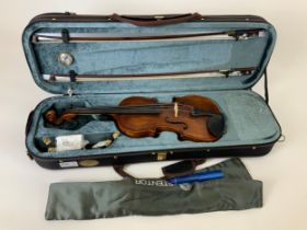 Cased Violin