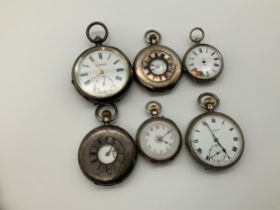 Silver Pocket Watches to Include Russell of Liverpool, Half Hunter