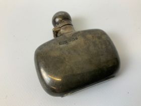 Antique Silver Gents Small Pocket/Hip Flask - Hallmarked Sheffield 1916 - Maker James Dixon and Sons