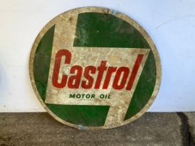 Double Sided Castrol Sign