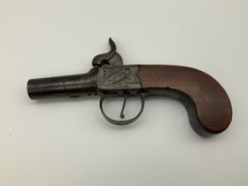 19th Century Percussion Muff Pistol By Sherwood