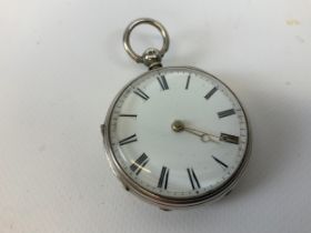 Ladies Silver Pocket Watch - London, 1860