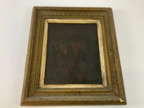 Framed Oil on Board - Visible Picture 33cm x 27cm