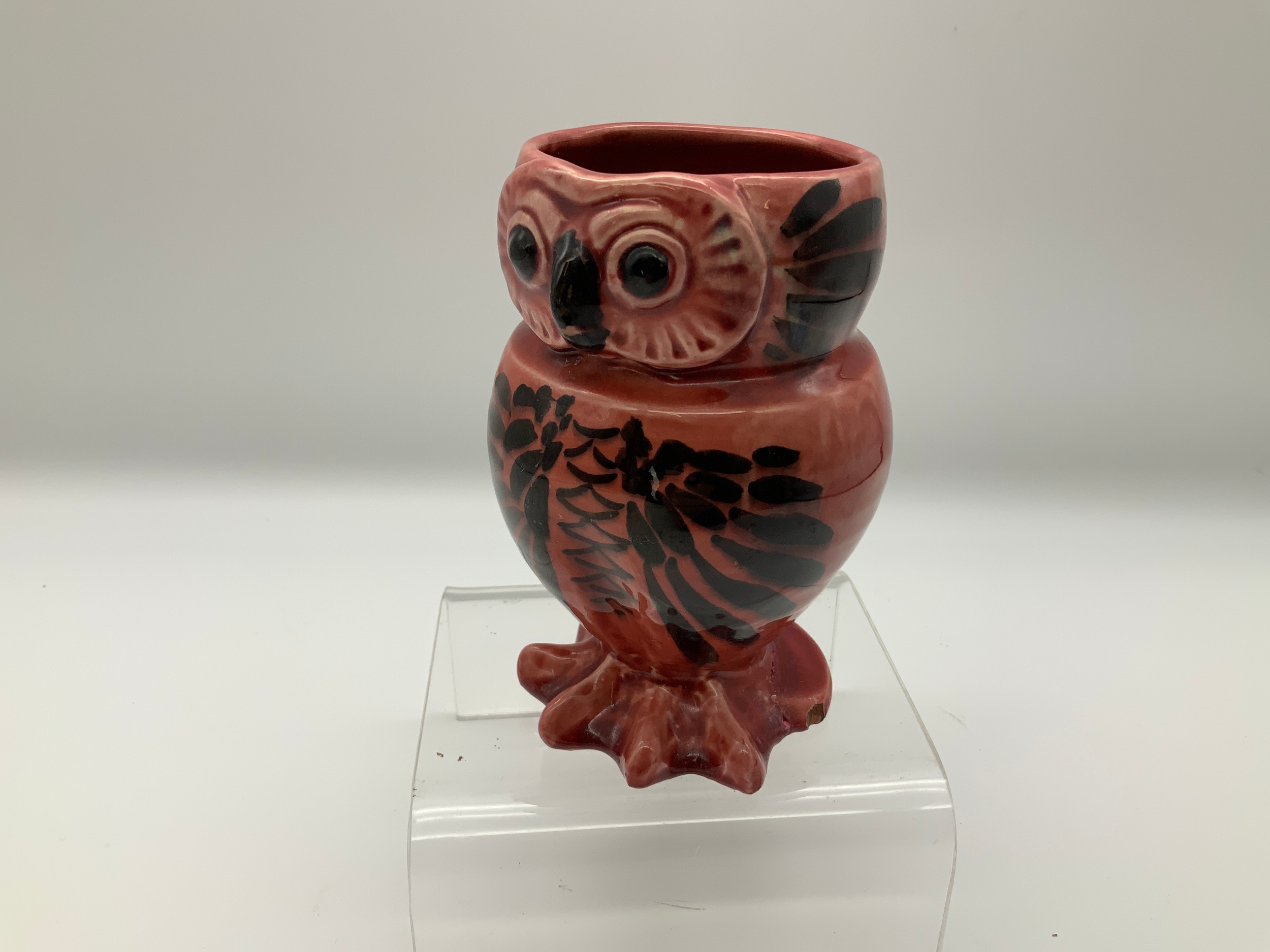 Barnstaple Art Pottery - Baron Owl Jug - 11cm High