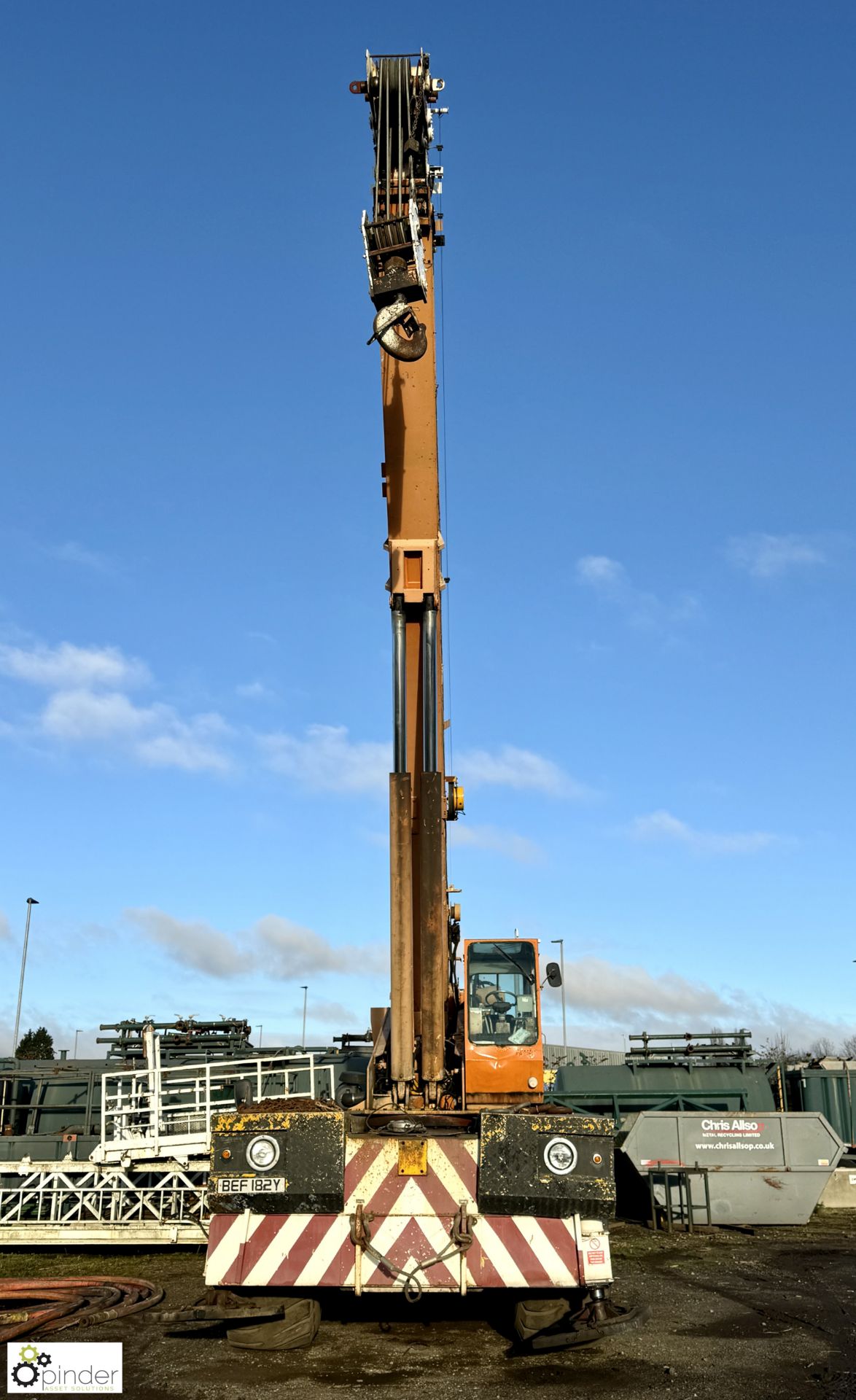 Coles Husky 45/50 TSC rough terrain mobile Crane, overall travelling height 12ft11in, registration - Image 4 of 40