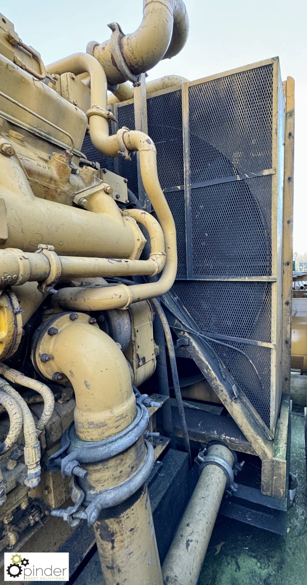 Caterpillar skid mounted Generator, 1,000kva with CAT D398 engine, 800HP 12-cylinder, engine - Image 10 of 28