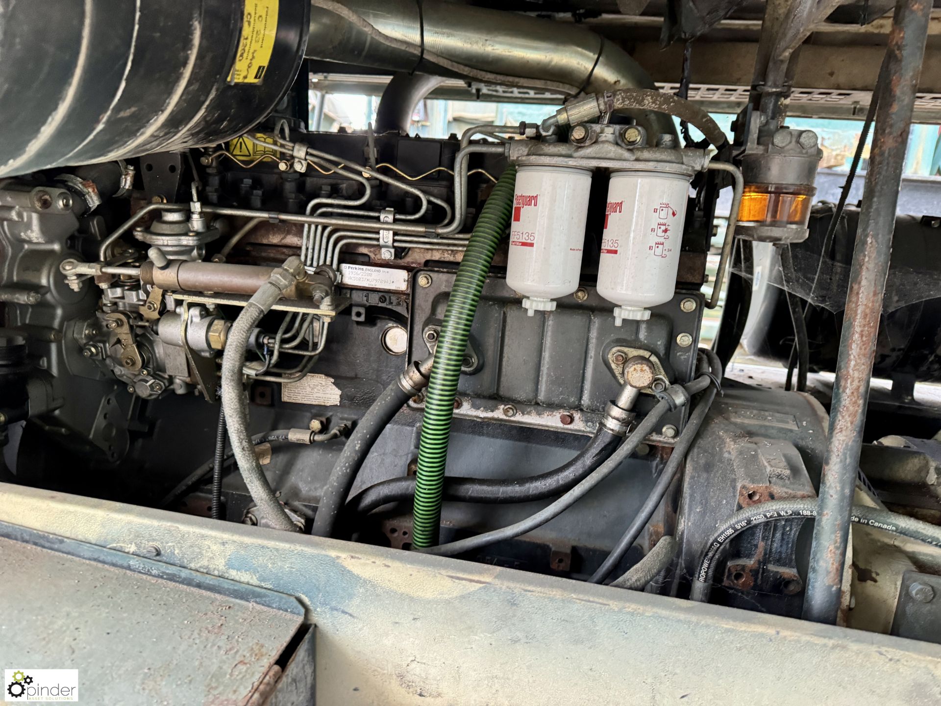 Ingersoll Rand VHP 400 high pressure single axle diesel driven Air Compressor, 3536hours, 400cfm, - Bild 17 aus 19