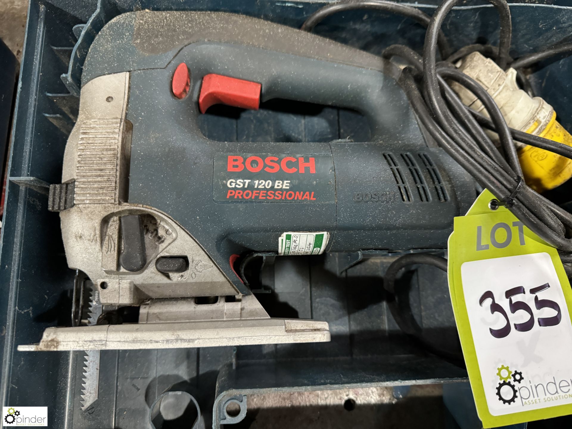 Bosch GST120 BE Jigsaw, 110volts, with case - Image 2 of 3