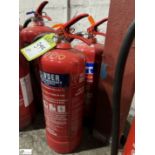 2 Powder Fire Extinguishers, 6kg