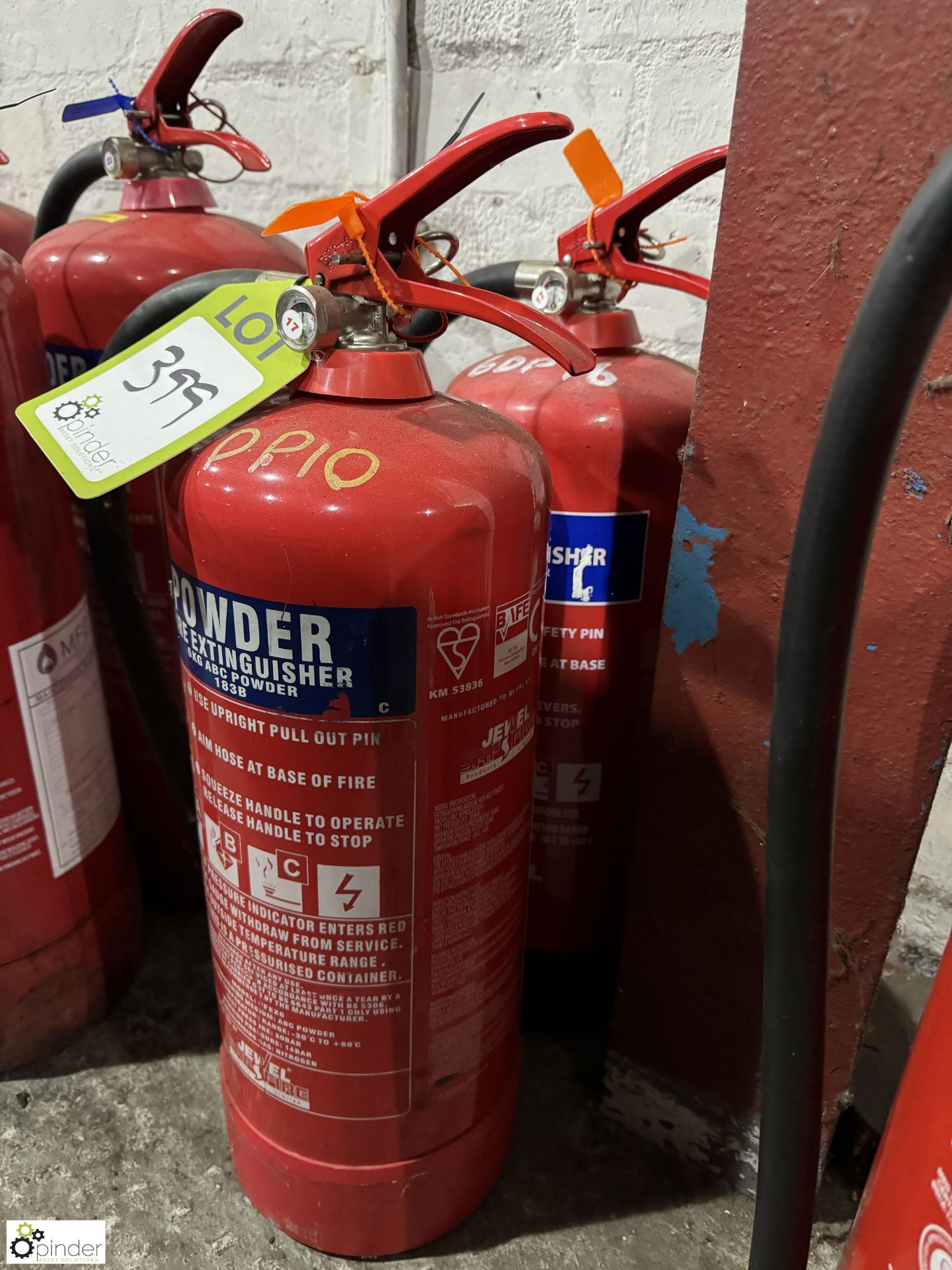 2 Powder Fire Extinguishers, 6kg