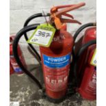 2 Powder Fire Extinguishers, 6kg