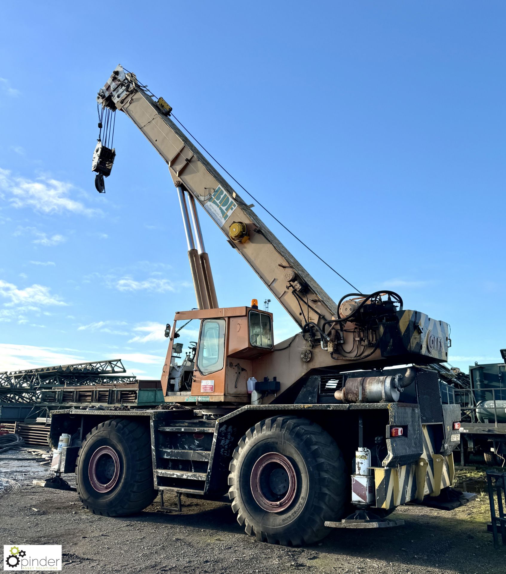 Coles Husky 45/50 TSC rough terrain mobile Crane, overall travelling height 12ft11in, registration - Image 3 of 40