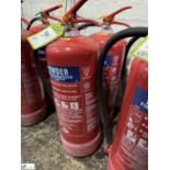 2 Powder Fire Extinguishers, 9kg