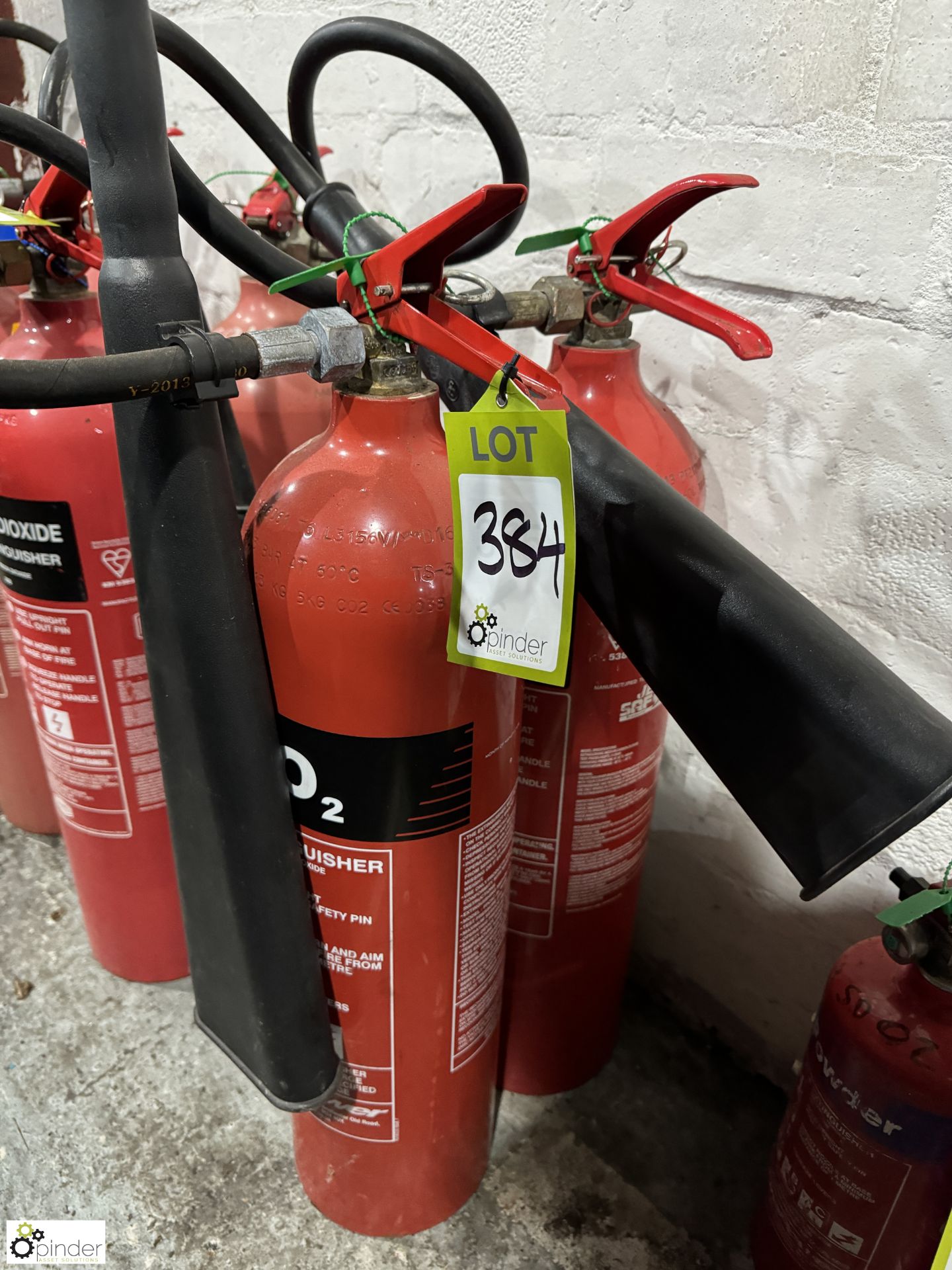 2 CO2 Fire Extinguishers, 5kg