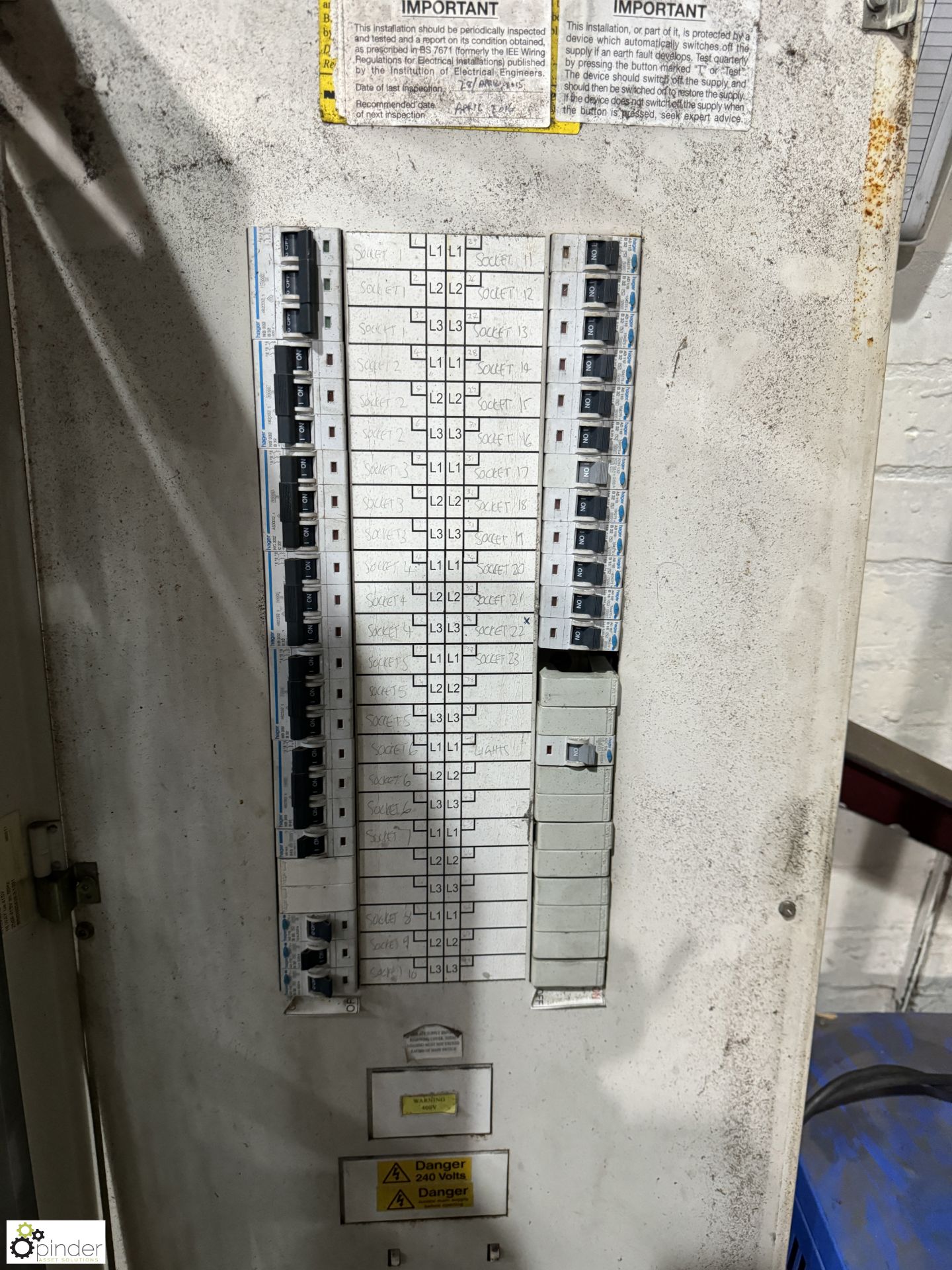 Hager Distribution Board, 1550mm x 480mm - Image 2 of 4