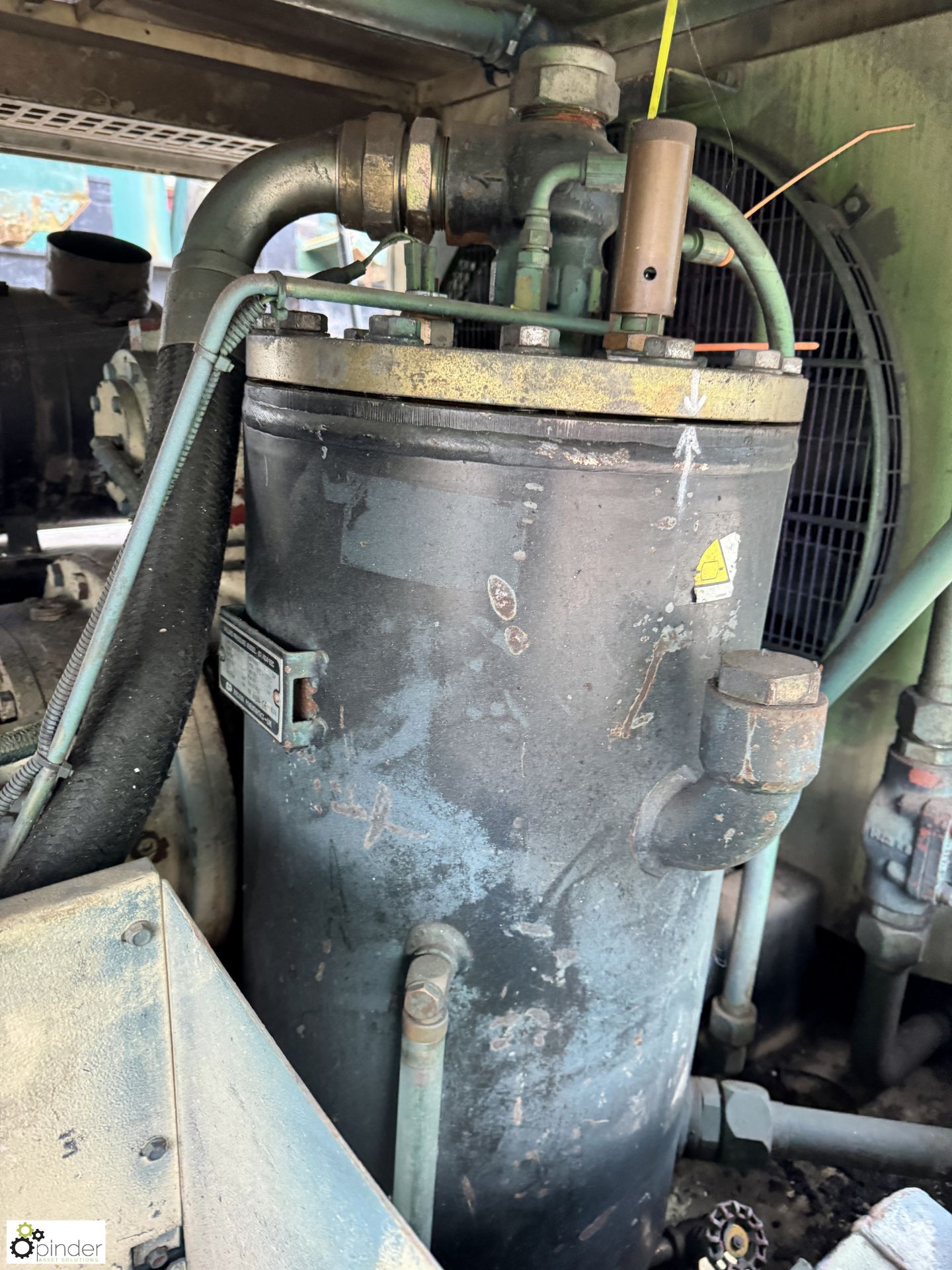 Ingersoll Rand VHP 400 high pressure single axle diesel driven Air Compressor, 3536hours, 400cfm, - Bild 11 aus 19