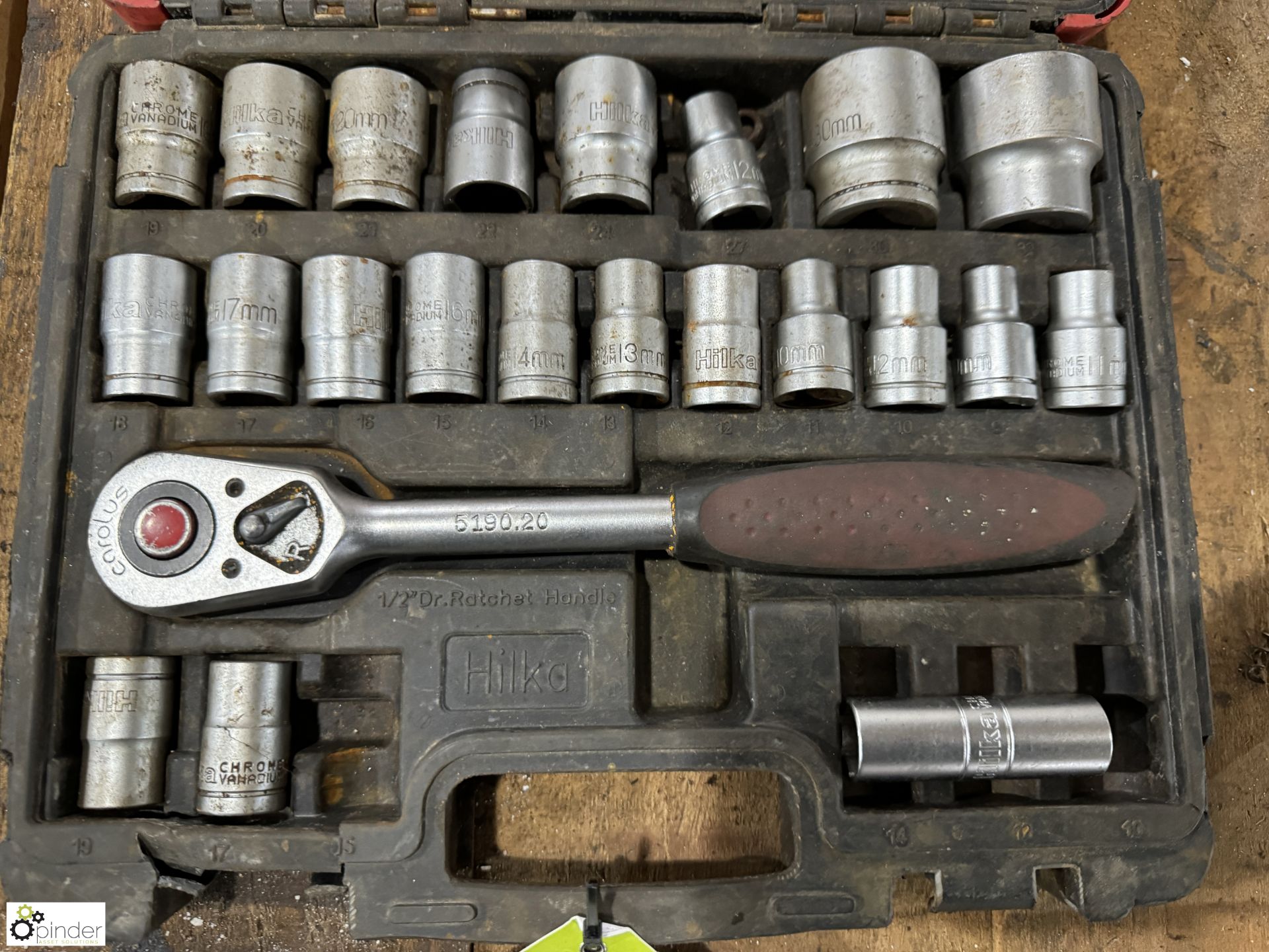 Hilka Socket Set, with case - Image 2 of 3