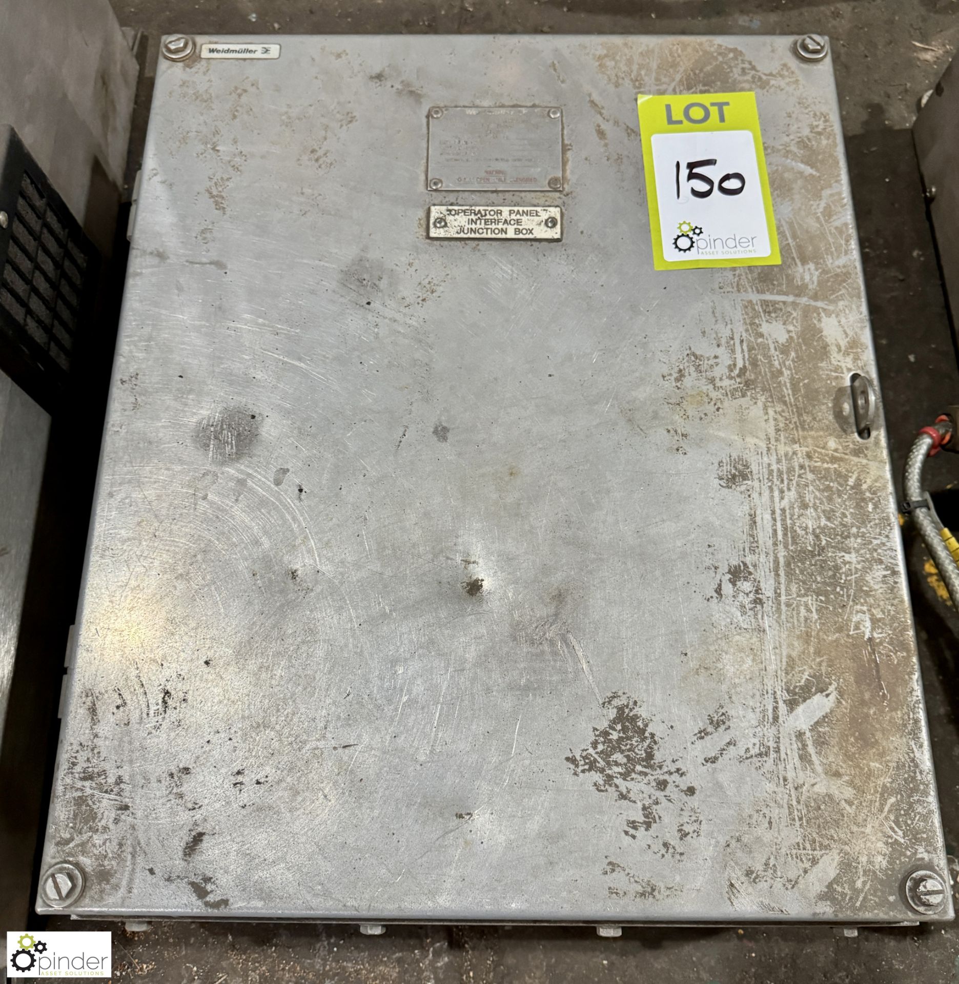 Stainless steel Control Panel Housing, 385mm x 455mm