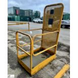 FLT mountable Man Lifting Cage, swl 500kg, 2 person