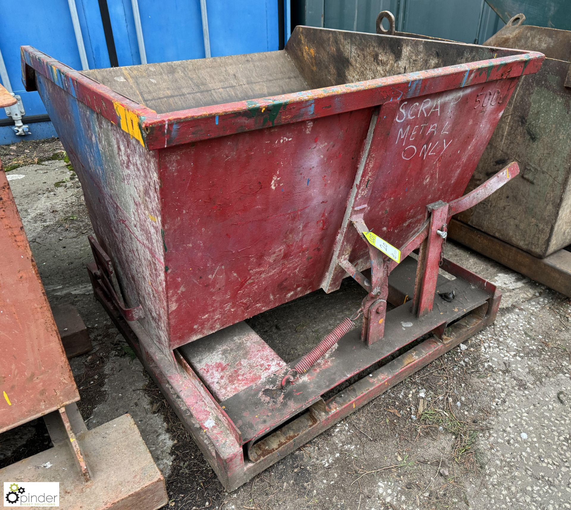 FLT mountable Tipping Skip, small - Image 2 of 3