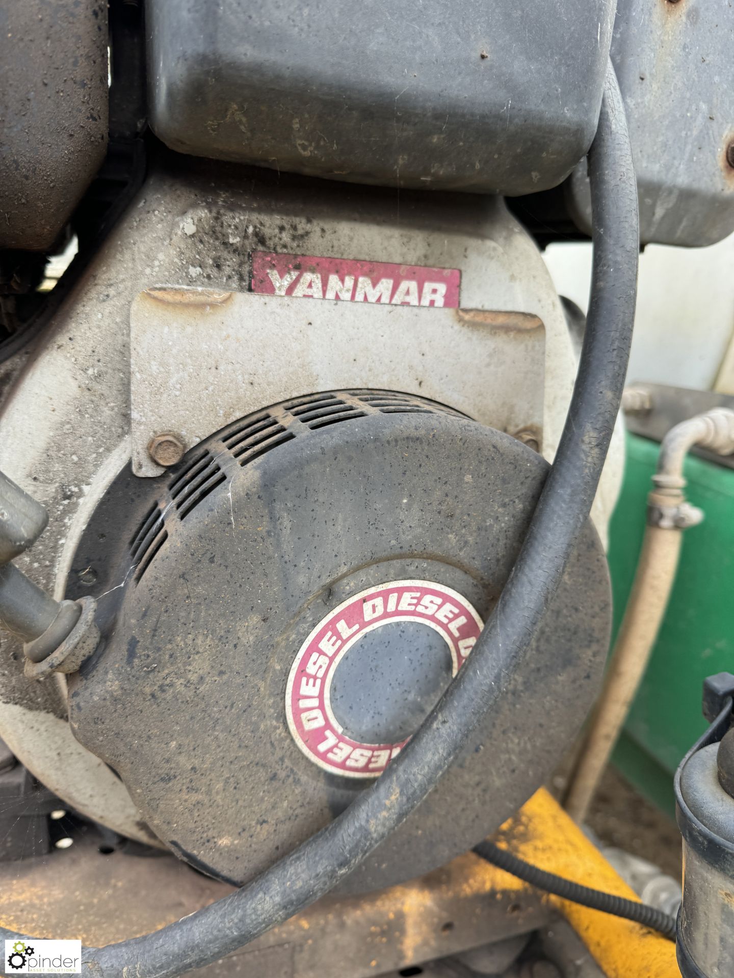 Brendon Bowsers BB1000 single axle mobile diesel driven Pressure Washer, with Yanmar diesel - Image 8 of 11