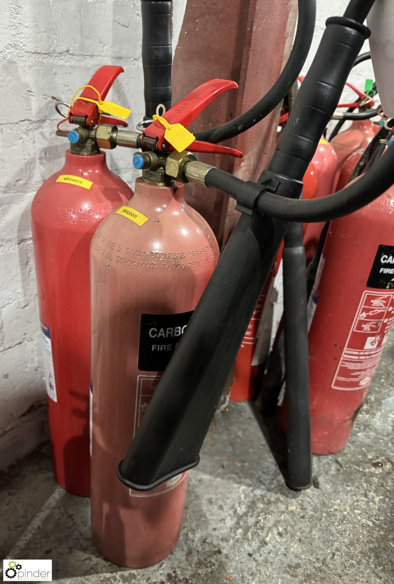2 CO2 Fire Extinguishers, 5kg