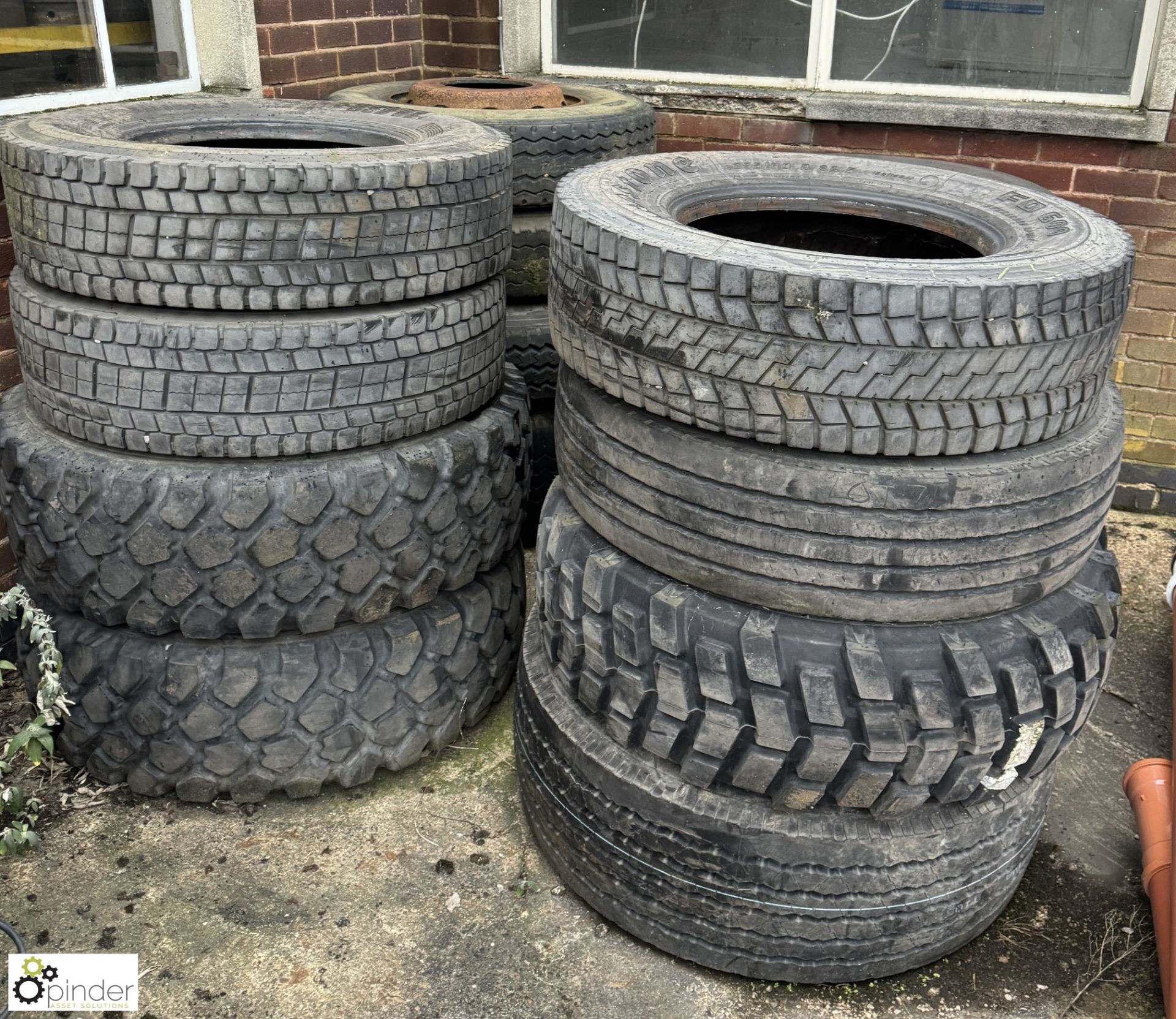 16 various Commercial Vehicle Tyres