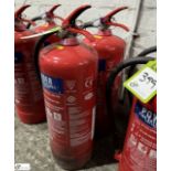 2 Powder Fire Extinguishers, 9kg