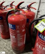 2 Powder Fire Extinguishers, 9kg