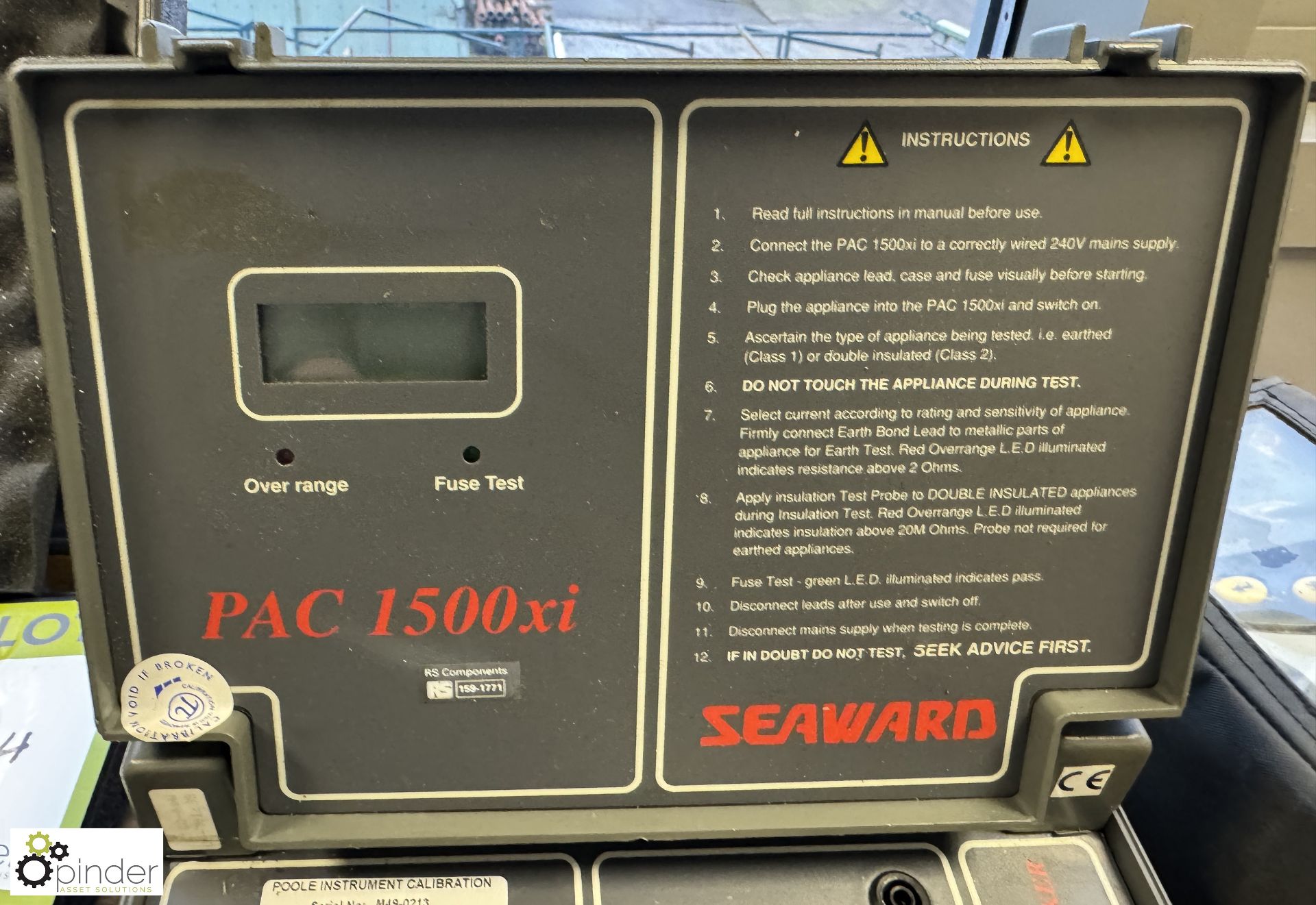 Seaward PAC1500Xi Portable Appliance Checker - Bild 3 aus 5