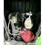 Sabre Breathing Apparatus Kit comprising full face mask, 2 oxygen cylinders (both tested until