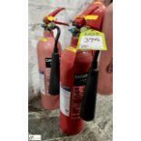 2 CO2 Fire Extinguishers, 2kg