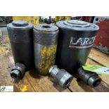 3 various hydraulic Jacks