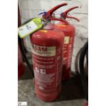 2 Foam Fire Extinguishers, 6litres