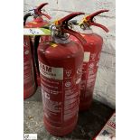 2 Foam Fire Extinguishers, 6litres