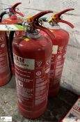 2 Foam Fire Extinguishers, 6litres