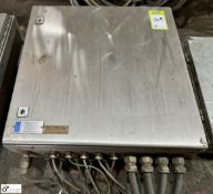 Stainless steel Control Panel and Controls, 600mm x 600mm