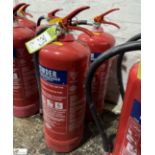 2 Powder Fire Extinguishers, 9kg