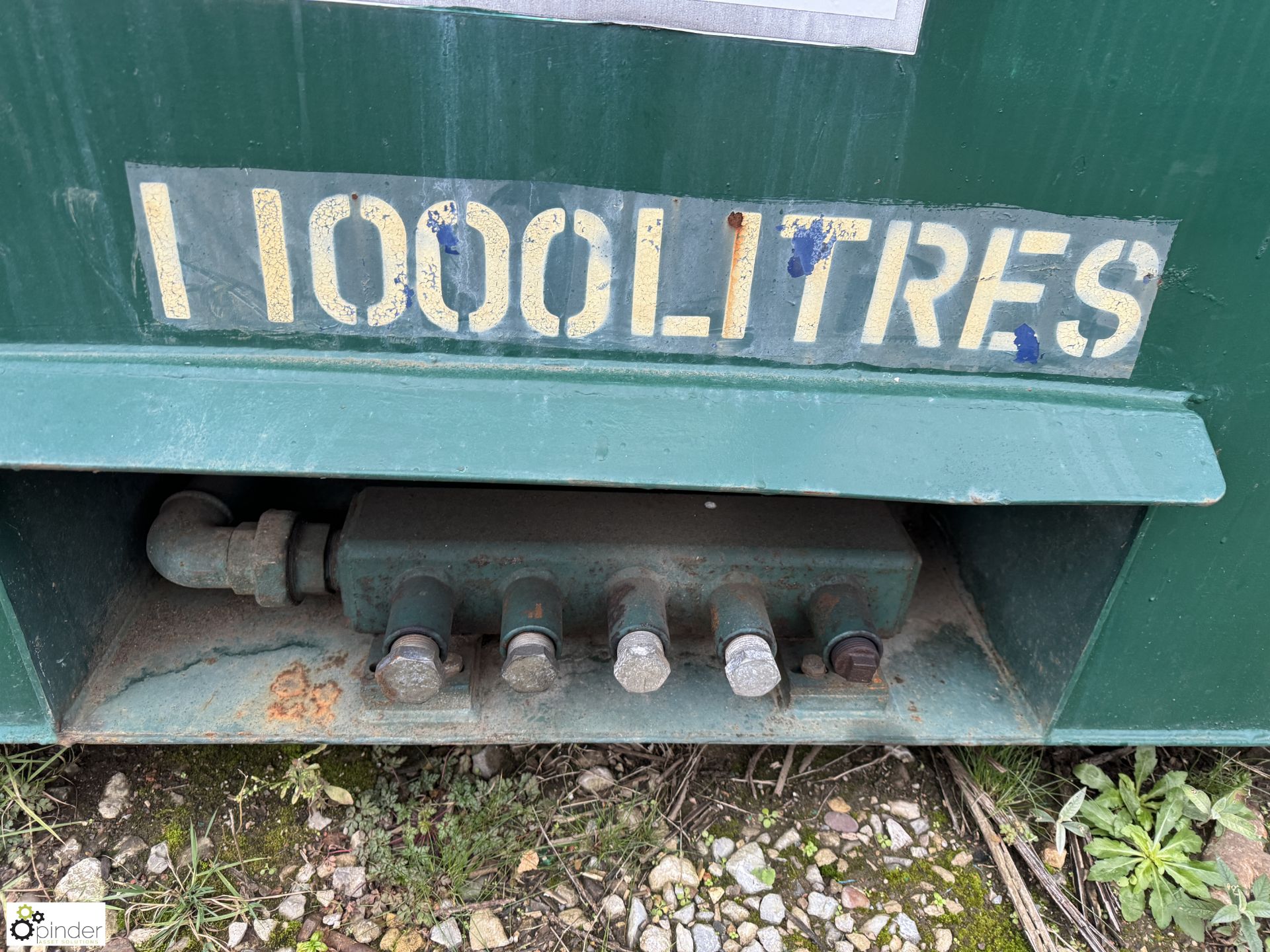 Self bunded Diesel Tank, 11000litres, with lifting hooks, dispensing pump, hose and fuel nozzle - Image 12 of 14